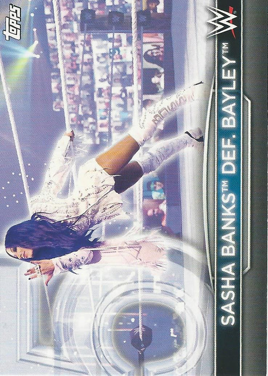 WWE Topps Womens Division 2021 Sasha Banks SC-10 trading card PW Catalog