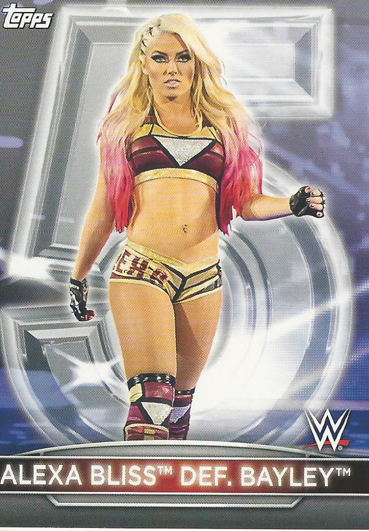 WWE Topps Womens Division 2021 Alexa Bliss RC-5 trading card PW Catalog