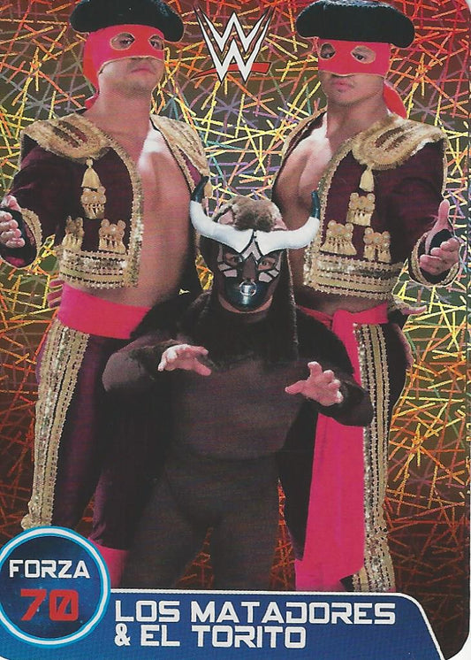 WWE Edibas Lamincards 2014 Los Matadores and El Torito #58