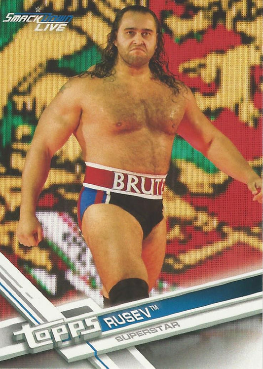 WWE Topps Then Now Forever 2017 Rusev #158