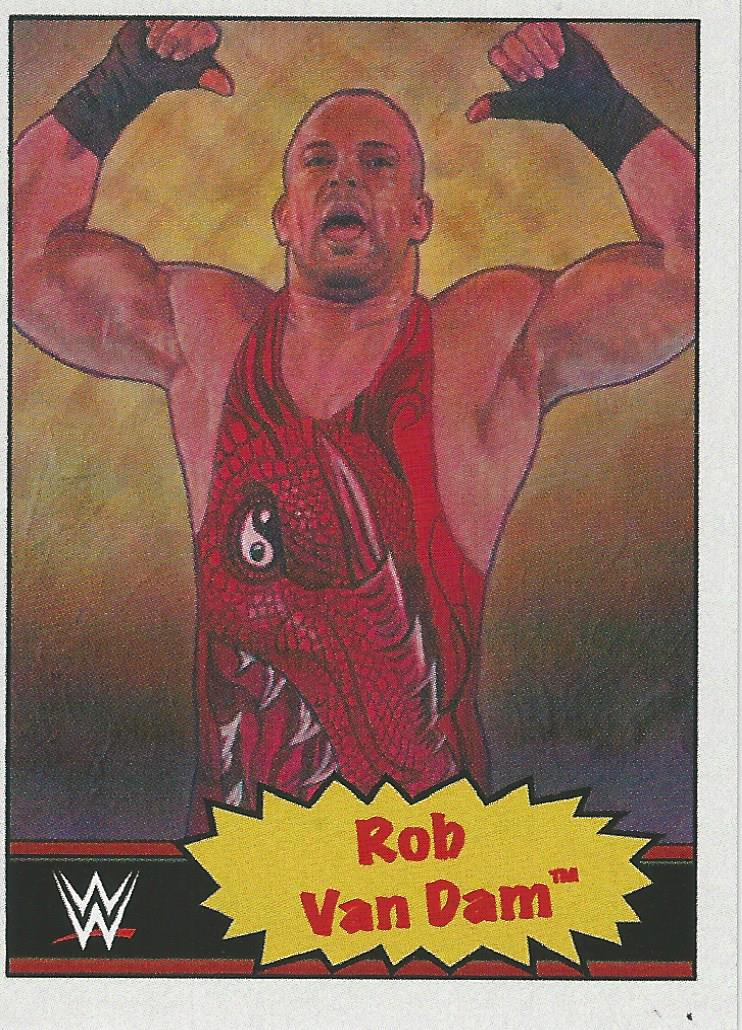 WWE Topps Living Set 2021 Rob Van Dam #58