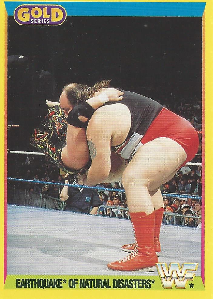 WWF Merlin Gold Series 2 1992 Earthquake #58