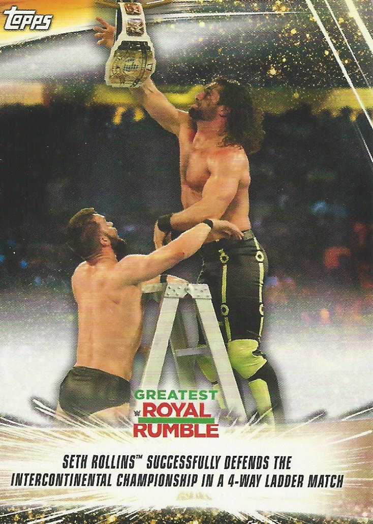 WWE Topps Summerslam 2019 Seth Rollins #58