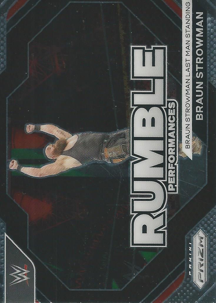 WWE Panini Prizm 2024 Rumble Performances Braun Strownman #10