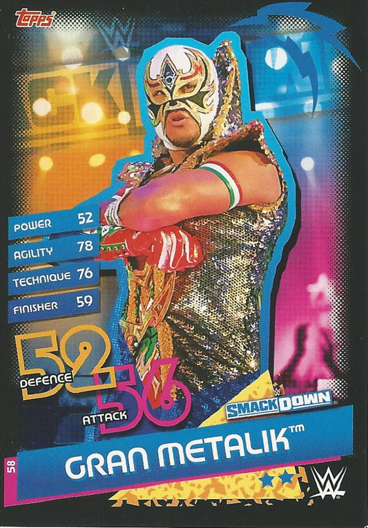 WWE Topps Slam Attax Reloaded 2020 Gran Metalik #58