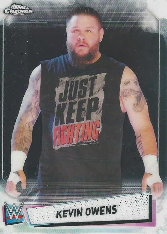 WWE Topps Chrome 2021 Kevin Owens #58