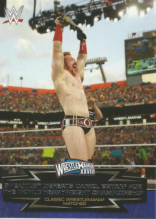 WWE Topps Road to Wrestlemania 2015 Sheamus 28 of 30 trading card PW Catalog