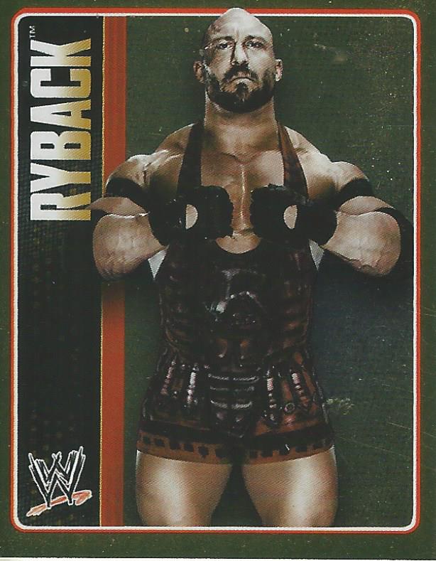 WWE Topps Icons 2013 Sticker Ryback Foil #58