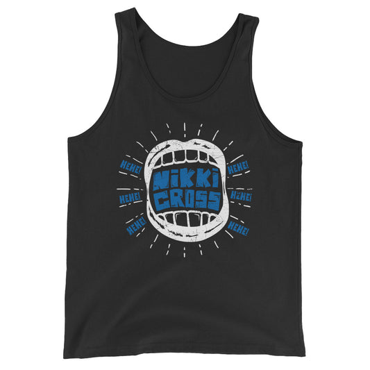 Nikki Cross "Hehe" Unisex Tank Top Tank Top PW Catalog