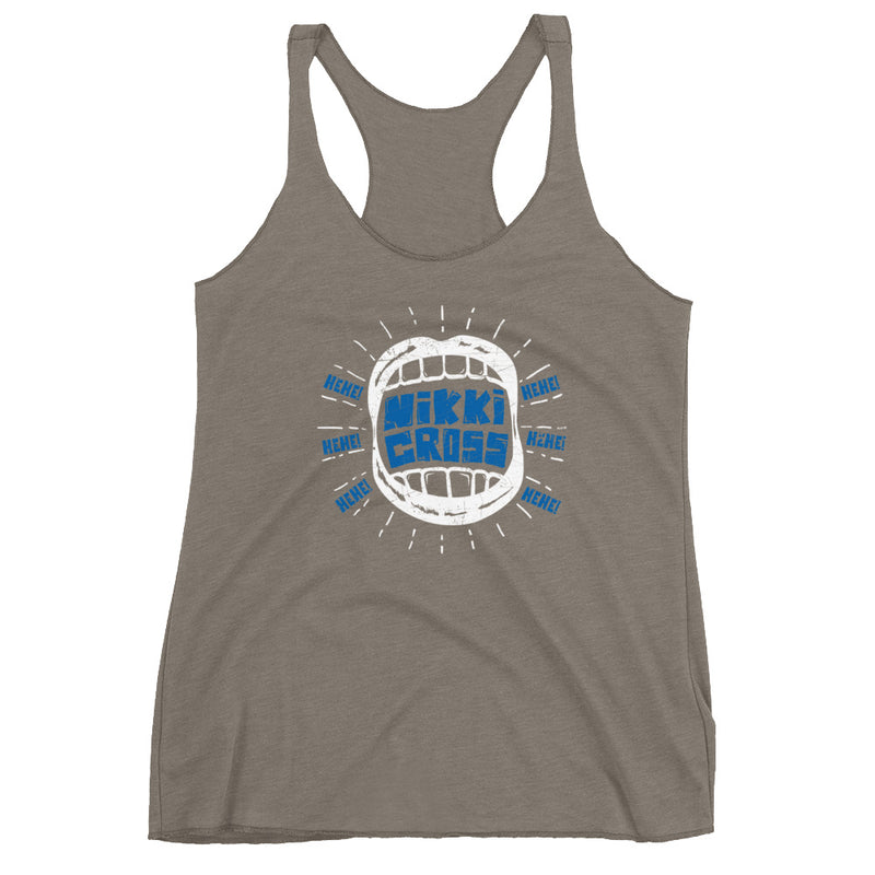 Nikki Cross "Hehe" Women's Racerback Tank Top