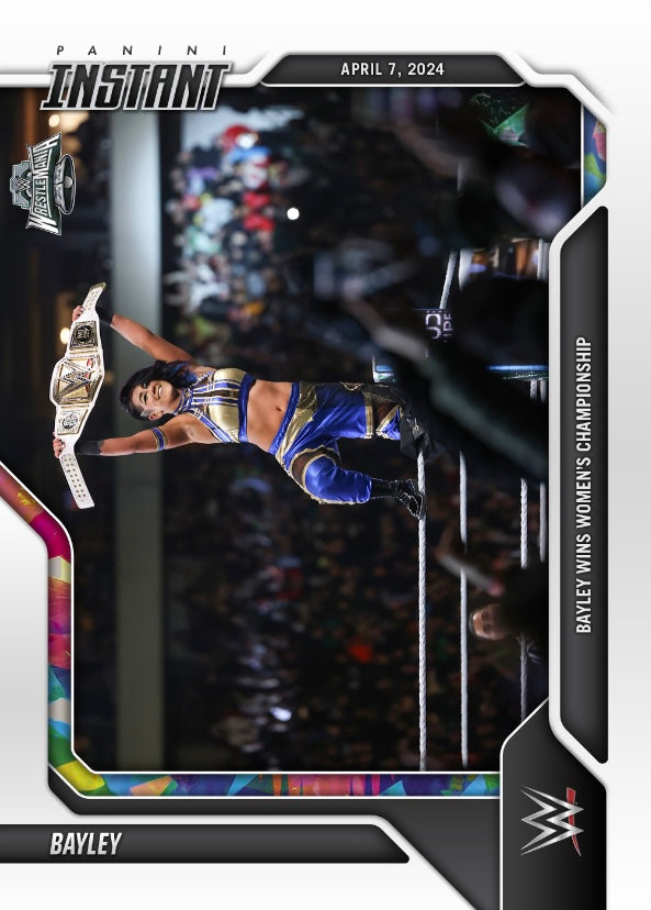 Bayley – Bayley Wins Women’s Championship trading card PW Catalog