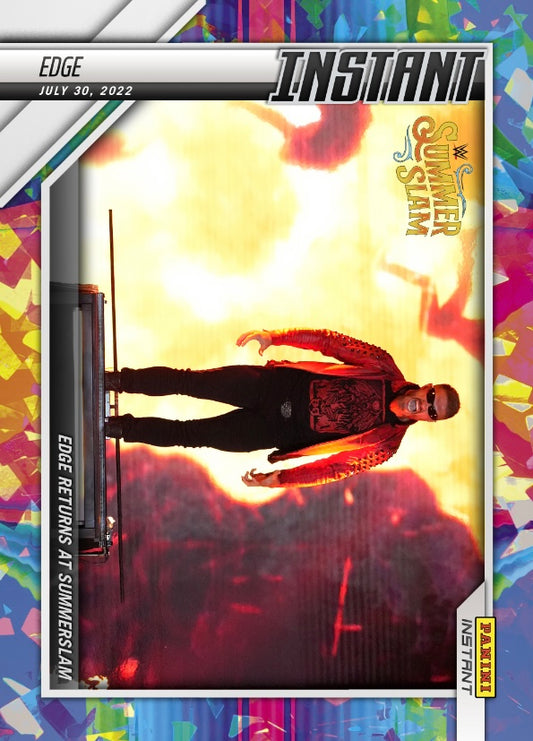 Edge – Edge Returns at Summerslam trading card PW Catalog