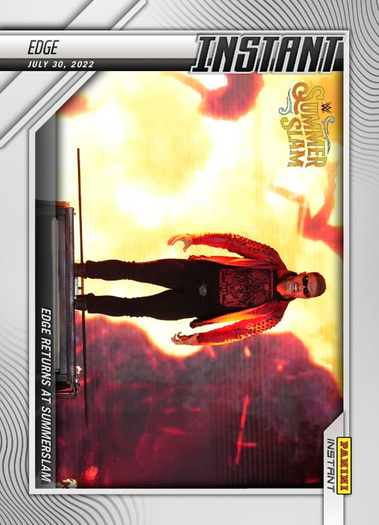 Edge – Edge Returns at Summerslam trading card PW Catalog