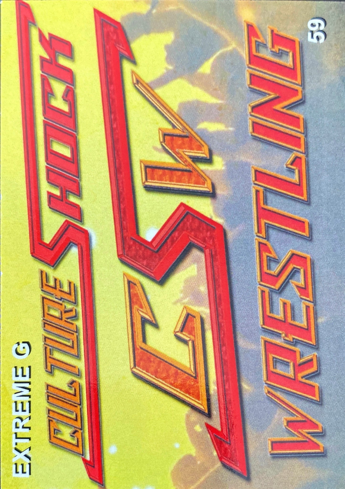 Extreme G trading card PW Catalog