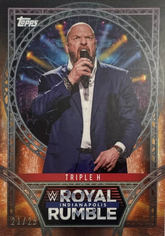 Triple H trading card PW Catalog