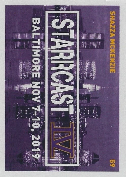 Shazza Mckenzie trading card PW Catalog