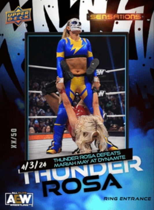 4/3/24 – Thunder Rosa – Thunder Rosa Defeats Mariah MAY at Dynamite