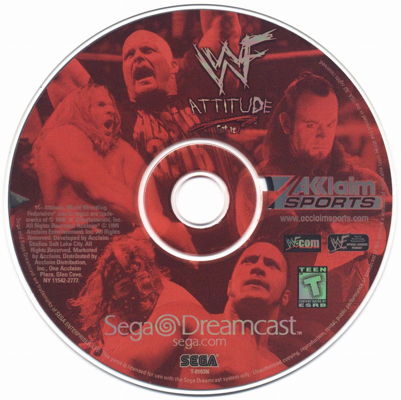 WWF Attitude [Dreamcast] PWcatalog