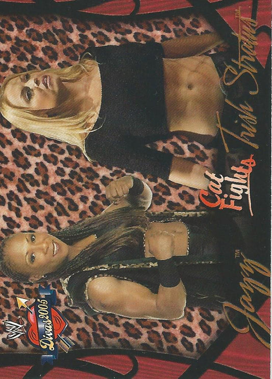 WWE Fleer Divas 2005 Trish Stratus vs Jazz #59