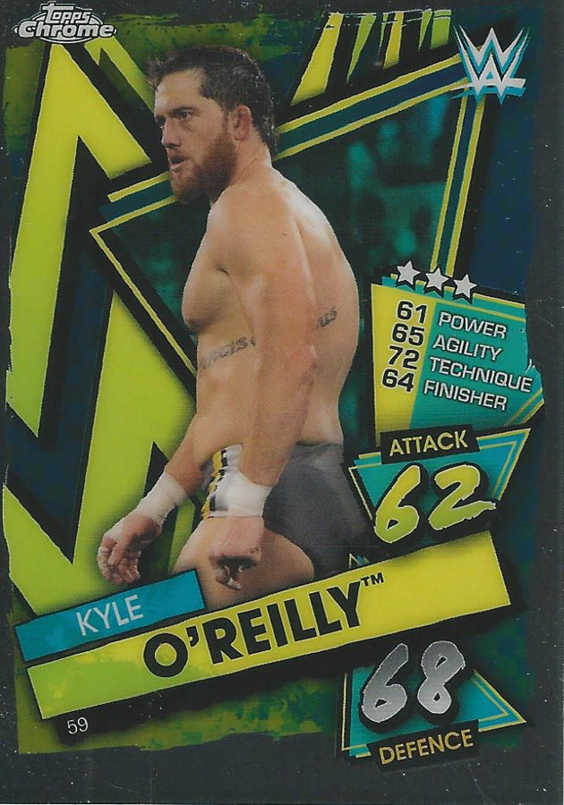 WWE Topps Slam Attax Chrome 2021 Kyle O'Reilly #59
