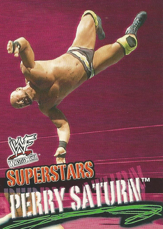 WWF Fleer Wrestlemania 2001 Perry Saturn #59