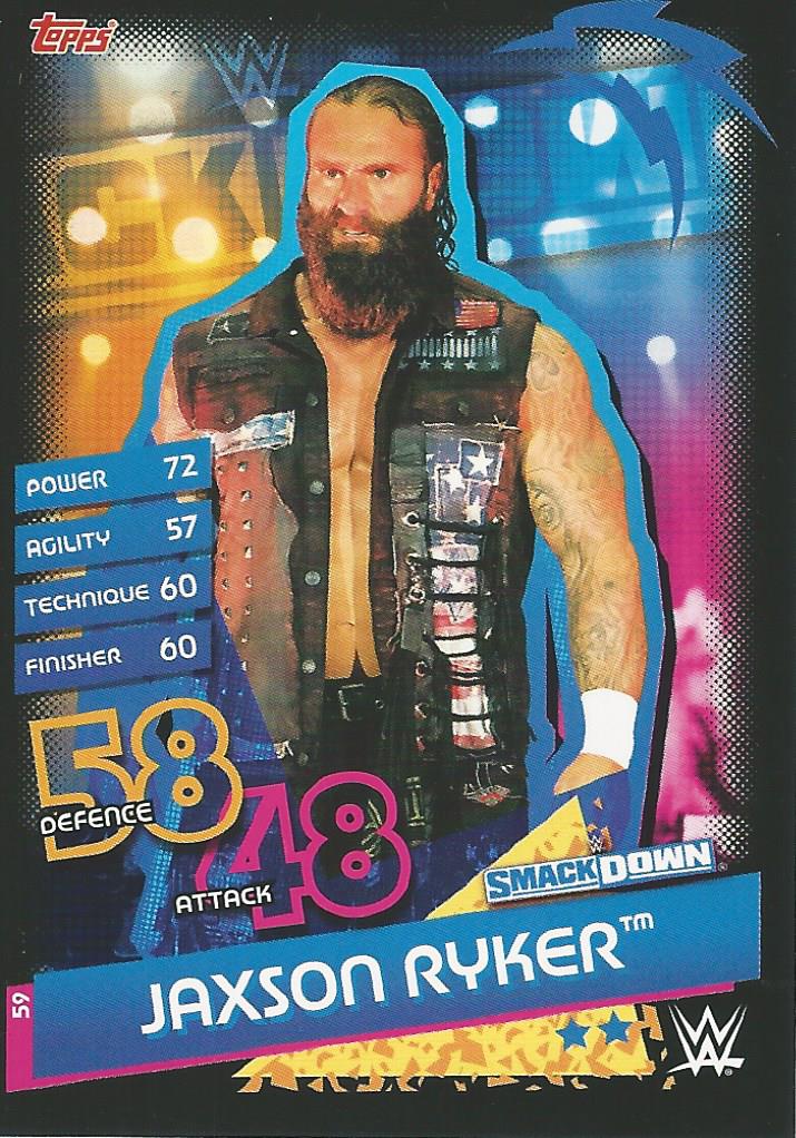 WWE Topps Slam Attax Reloaded 2020 Jaxson Ryker #59