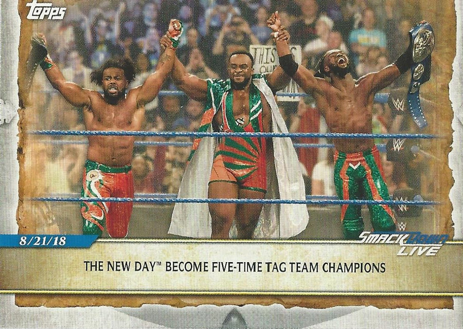 WWE Topps Road to WrestleMania 2020 New Day #59