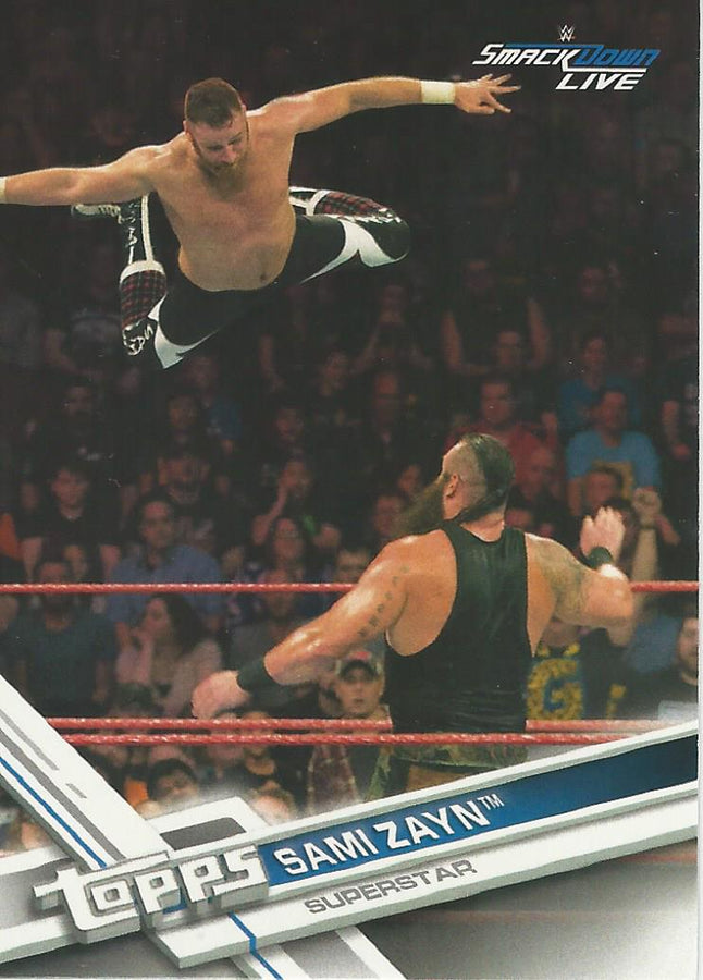 WWE Topps Then Now Forever 2017 Sami Zayn #159