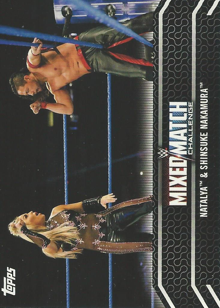 WWE Topps Women Division 2018 Natalya and Shinsuke Nakamura MM-9 trading card PW Catalog