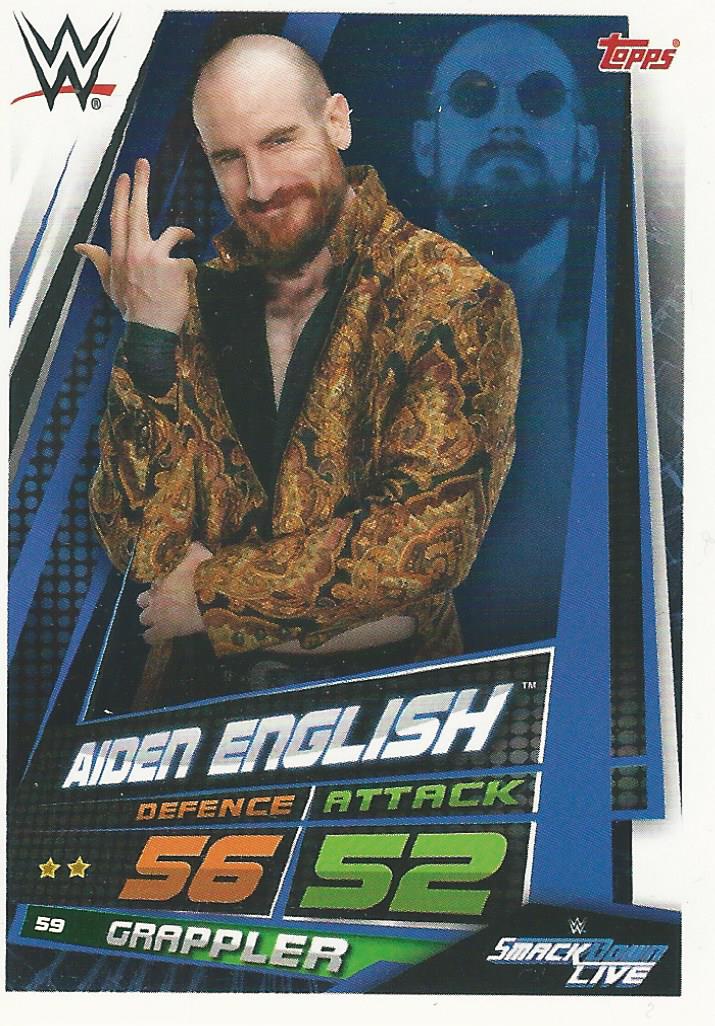 WWE Topps Slam Attax Universe 2019 Aiden English #59