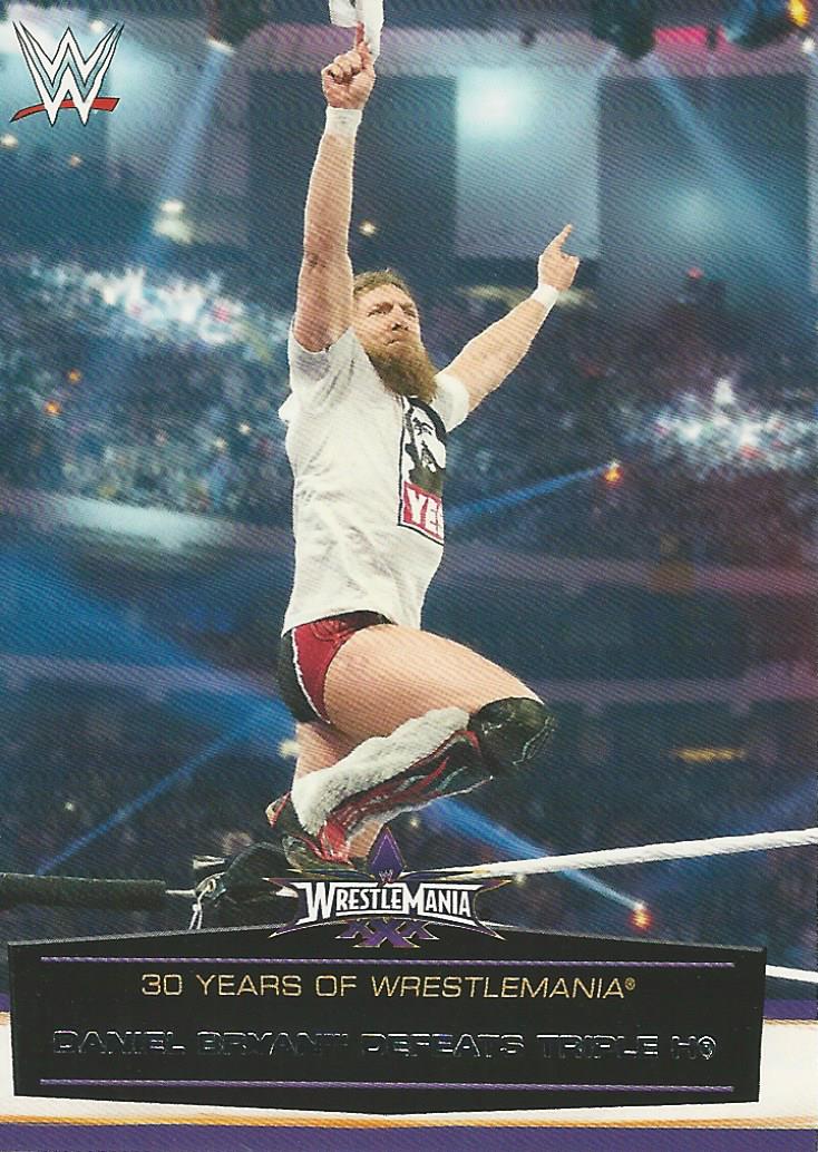 WWE Topps Road to Wrestlemania 2014 Daniel Bryan 59 of 60 trading card PW Catalog