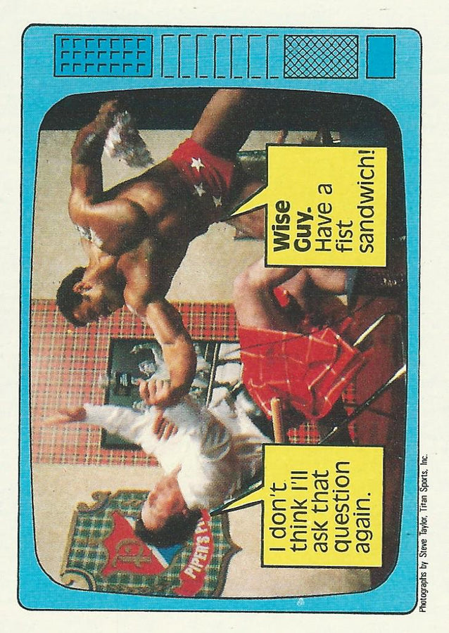 WWF Topps Wrestling Cards 1985 Roddy Piper #59