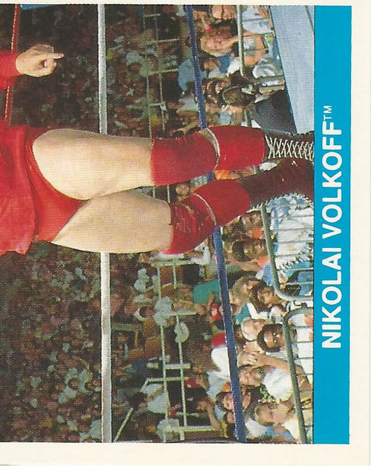 WWF Merlin Sticker Collection 1990 Nikolai Volkoff #59