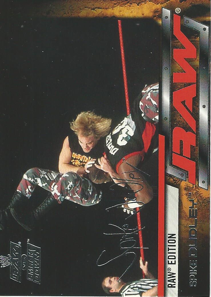 WWE Fleer Raw vs Smackdown 2002 Spike Dudley #59