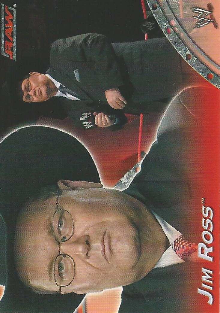 WWE Topps Apocalypse 2004 Jim Ross P16 trading card PW Catalog