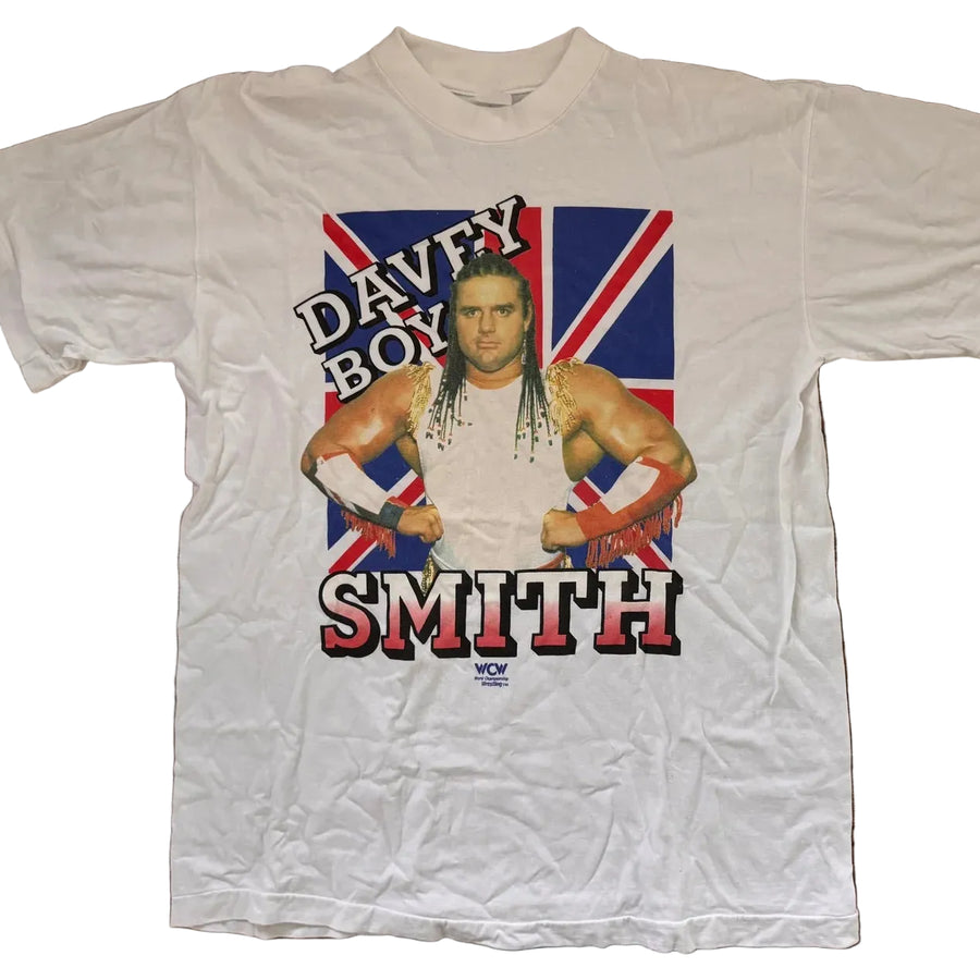 1993 WCW “British Bulldog” Davey Boy Smith T-Shirt Pwcatalog