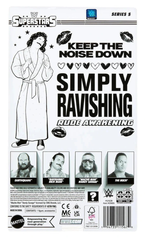 WWE Superstars Series 5 "Ravishing" Rick Rude PW Catalog