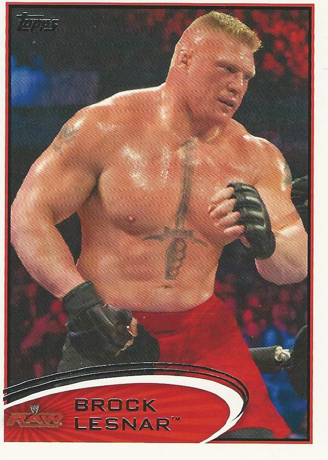 WWE Topps 2012 Brock Lesnar #5