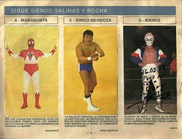 Super Album de Luchas Stickers Album 1991 From Mexico Stickers Album PW Catalog