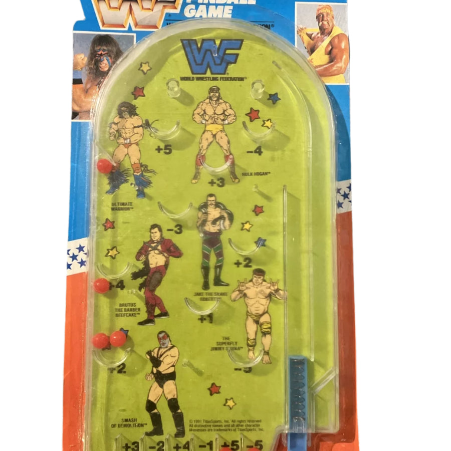 WWF Pinball Ultimate Warrior & Hulk Hogan 1991 PWcatalog