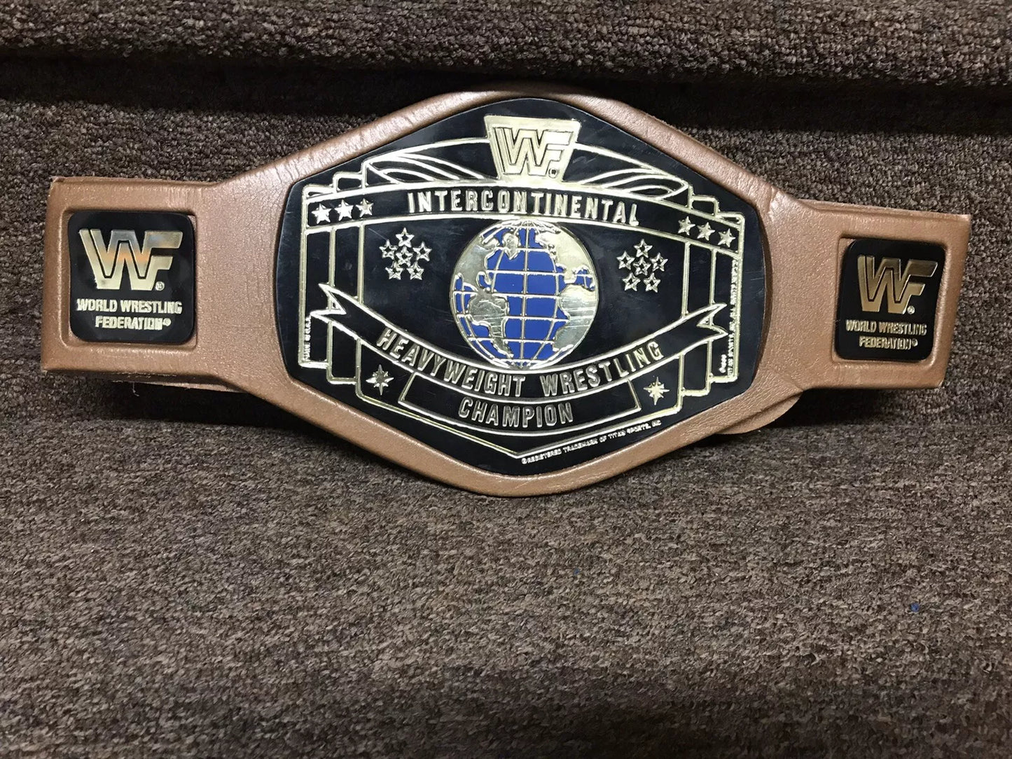 WWF Foam Intercontinental Heavyweight Championship Belt 1989 PWcatalog