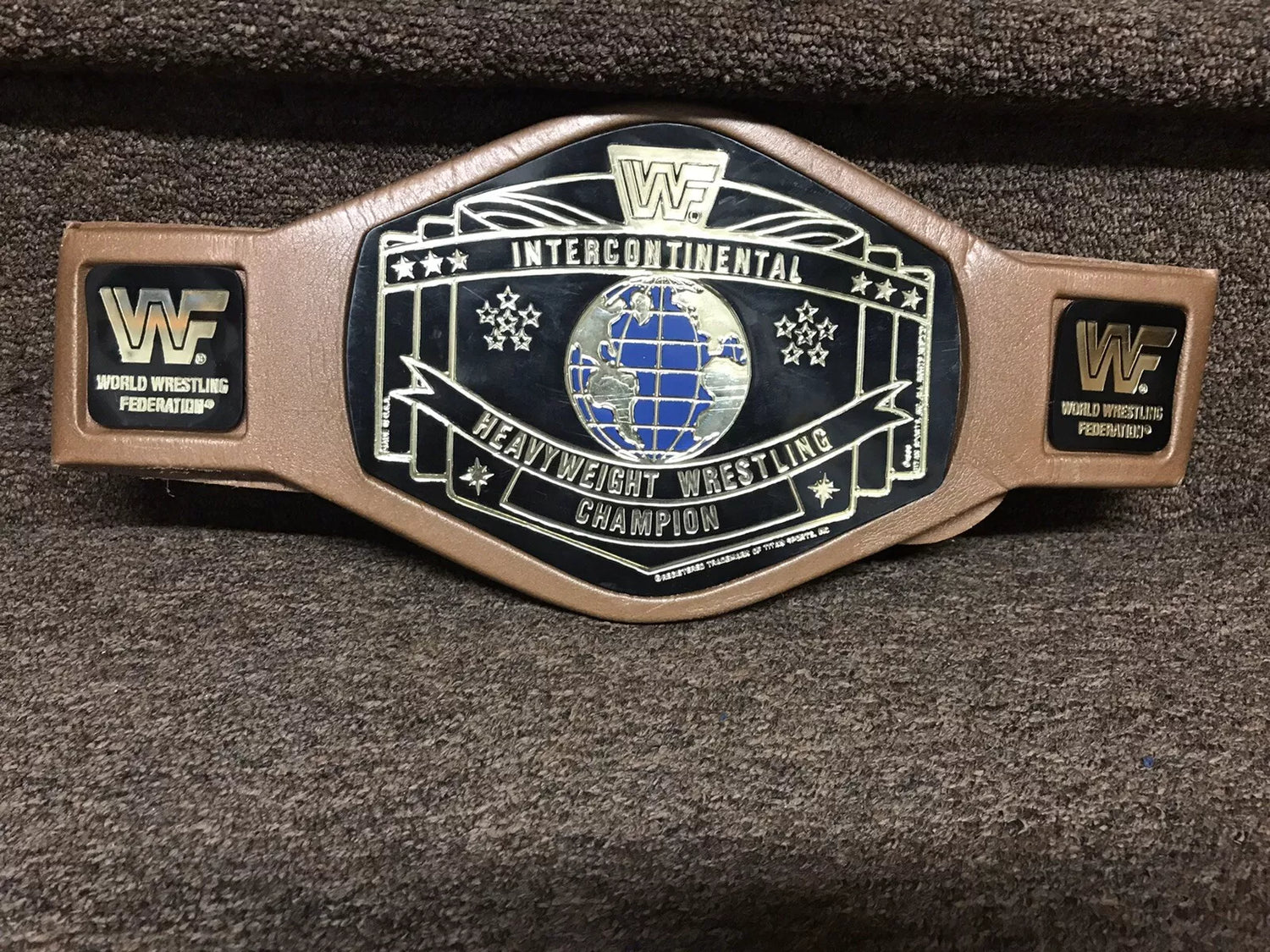 WWF Foam Intercontinental Heavyweight Championship Belt 1989 PWcatalog