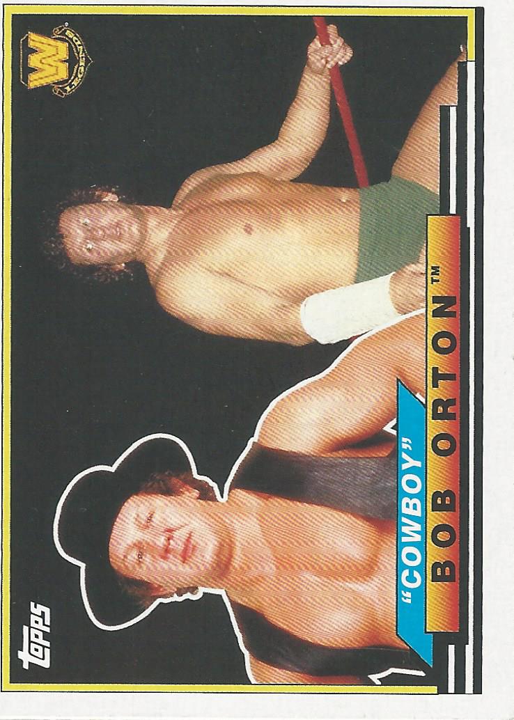 WWE Topps Heritage 2018 Bob Orton BL-10 trading card PW Catalog