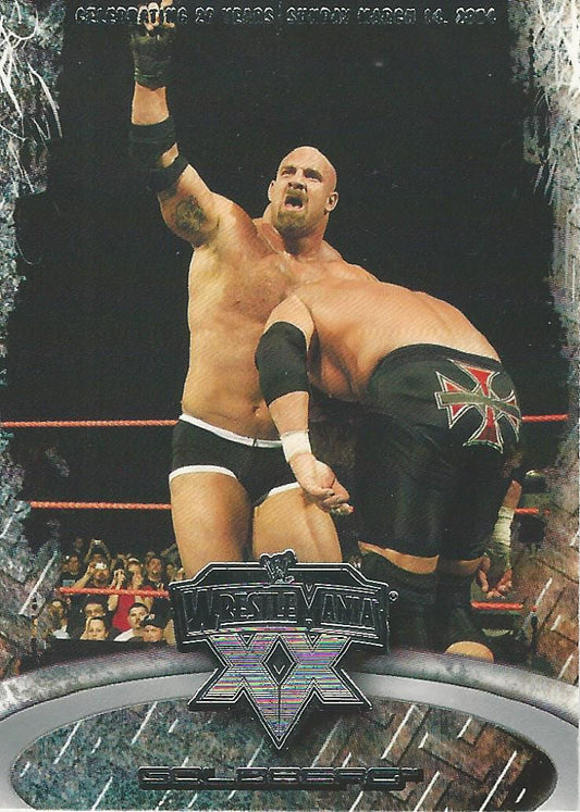 WWE Fleer Wrestlemania XX 2004 Goldberg #5