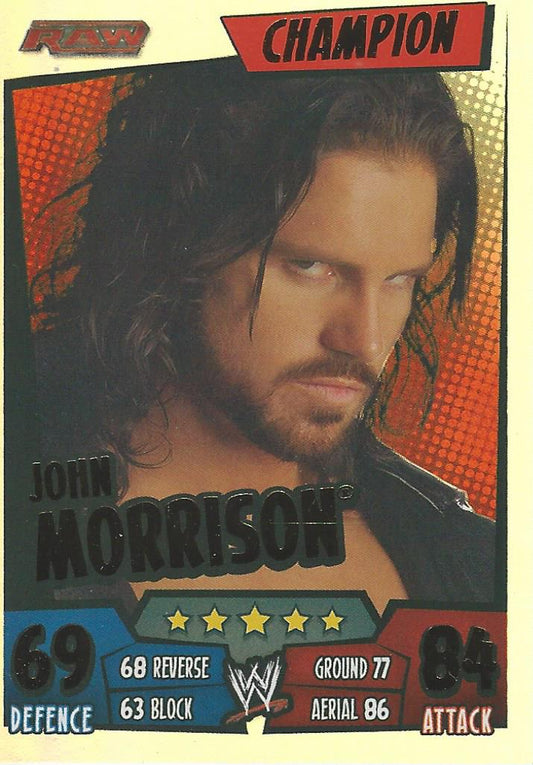 WWE Topps Slam Attax Rumble 2011 Champion John Morrison #5