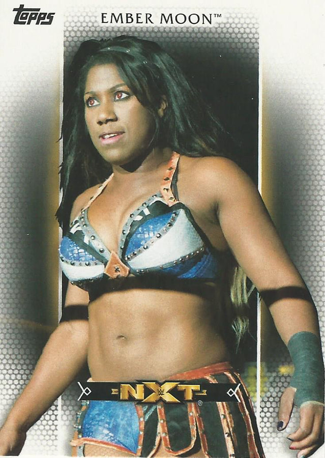 WWE Topps Women Division 2017 Ember Moon R5 trading card PW Catalog