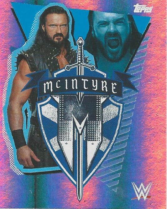 WWE Topps Road to Wrestlemania Stickers 2021 Drew McIntyre #5