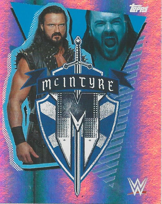 WWE Topps Road to Wrestlemania Stickers 2021 Drew McIntyre #5