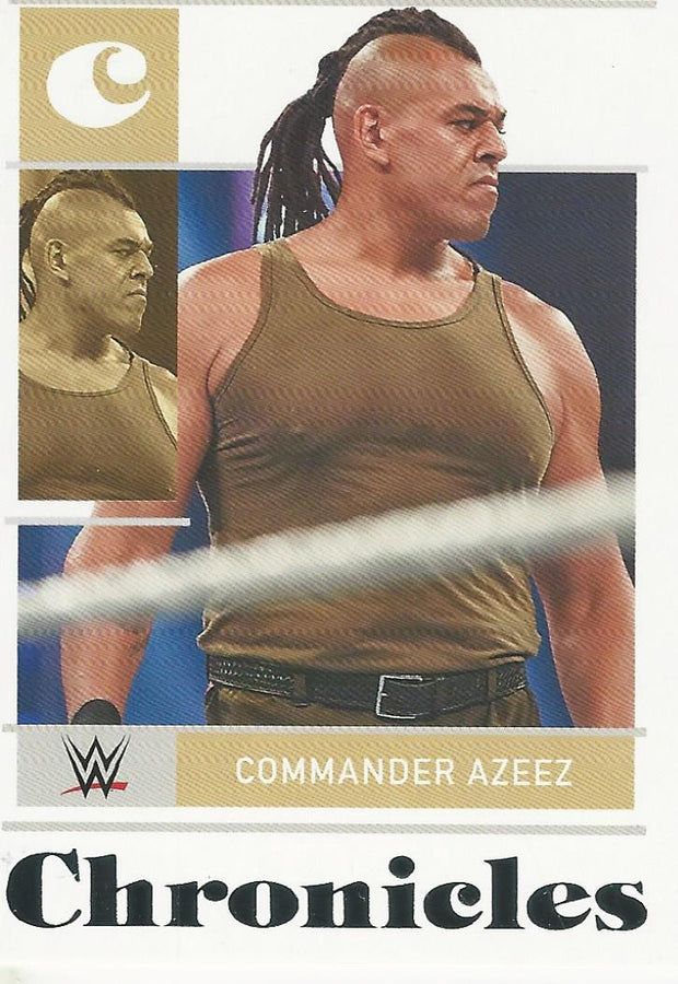 WWE Panini Chronicles 2022 Commander Azeez #10