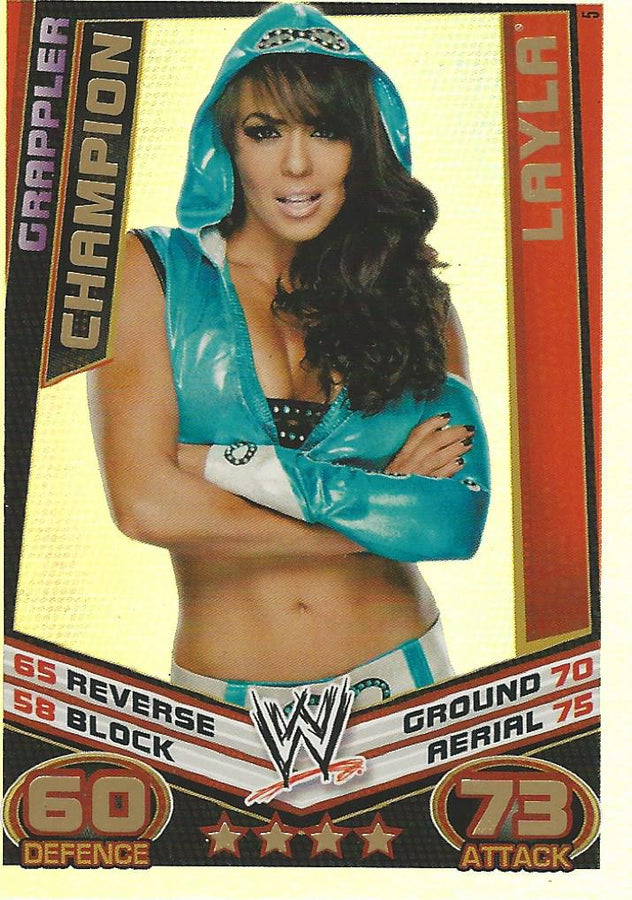 WWE Topps Slam Attax Rebellion 2012 Layla Champion #5